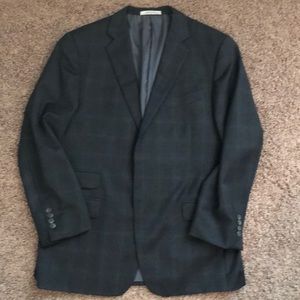 Mens Sports Coat Suit Jacket Charcoal Gray
